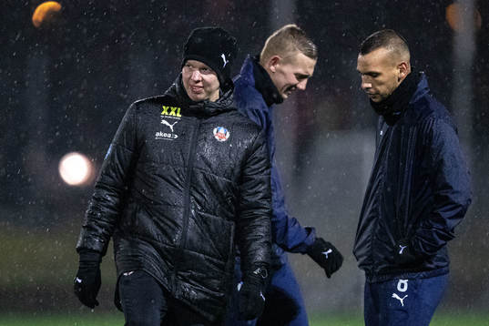 Fysioterapeut Marcus Linnér, Jakob Voelkerling Persson och