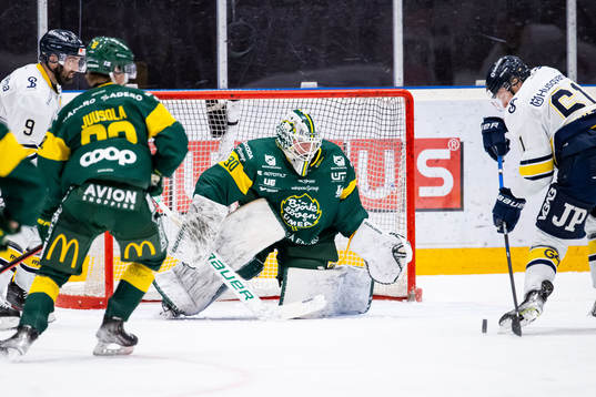 Björklövens målvakt Joona Voutilainen
