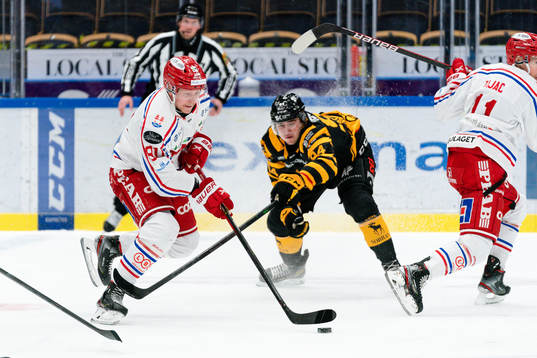 Timrås Viktor Lodin och Skellefteås Linus Karlsson