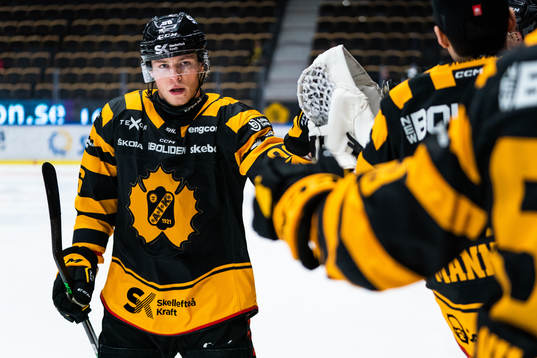 Skellefteås Rickard Hugg jublar