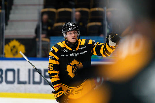 Skellefteås Rickard Hugg jublar