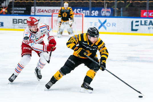 Timrås Erik Walli Walterholm och Skellefteås Oskar Nilsson