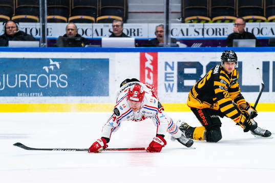 Timrås Jens Lööke och Skellefteås Simon Robertsson