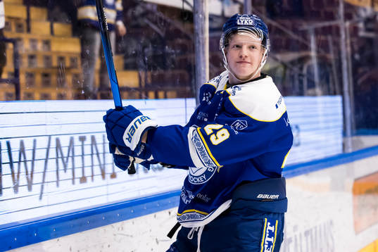 Leksands Emil Heineman jublar