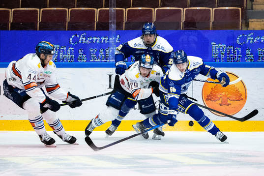 Växjös Pontus Holmberg och Leksands Nils Åman