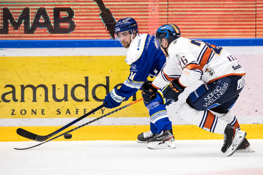 Leksands Oskar Lang och Växjös Joel Kellman