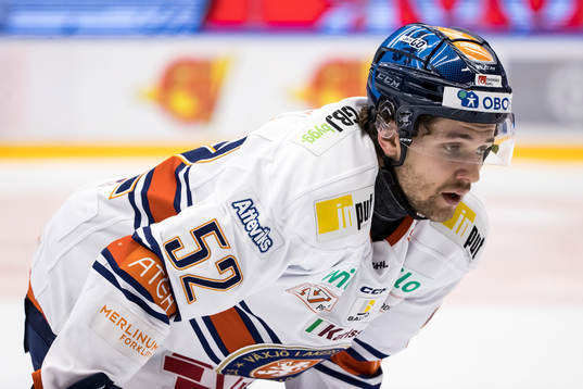 Växjös Arvid Lundberg deppar