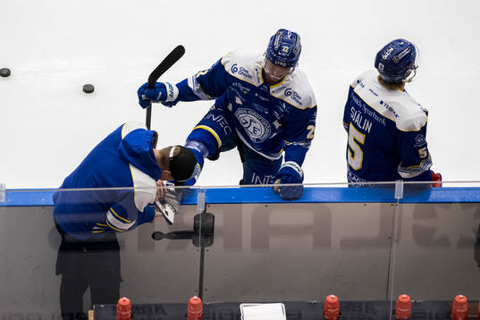Leksands materialförvaltare Jesper Korning och Leksands