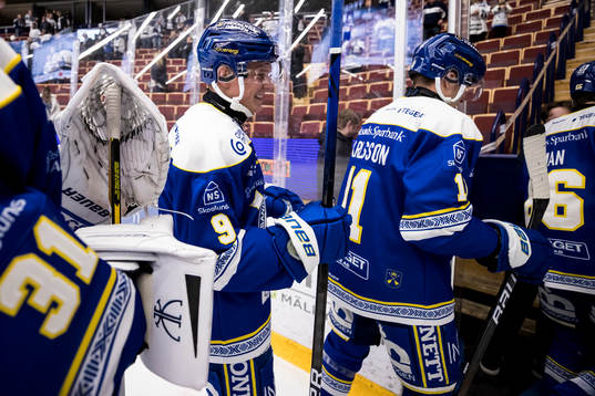 Leksands Patrik Zackrisson jubel