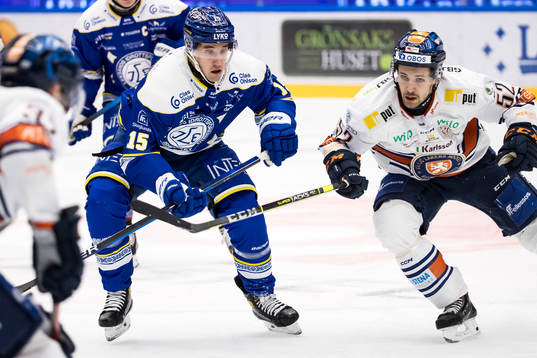 Leksands Max Veronneau och Växjös Arvid Lundberg