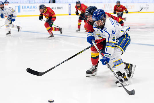 Leksands Wilma Johansson och Djurgårdens Kiana Wilkinson