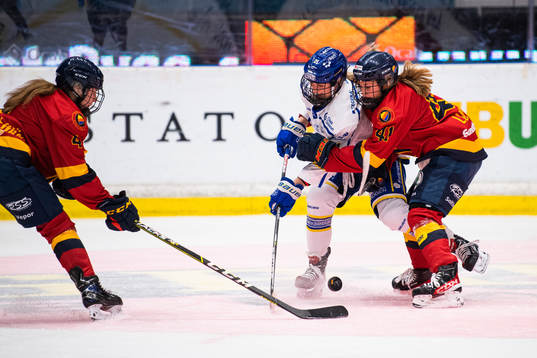 Leksands Tereza Vanisova och Djurgårdens Sofie Lundin