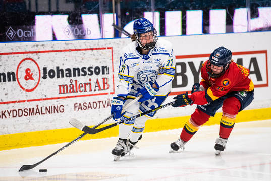 Leksands Celine Tardif och Djurgårdens Julia Tärnblom