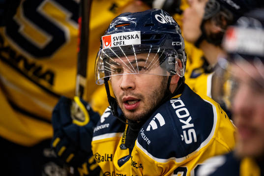 Södertäljes Greg Squires deppar