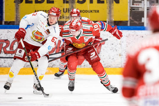 Almtunas Jesper Norbäck och Moras Isak Grarfve