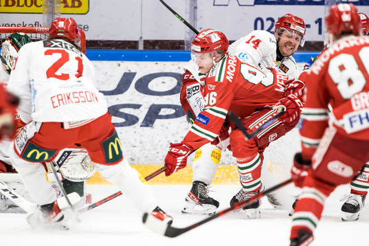 Moras Lucas Wernblom och Almtunas Simon Löf