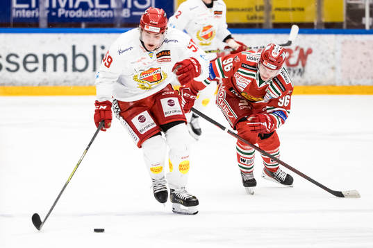 Almtunas Pelle Hedlund och Moras Lucas Wernblom
