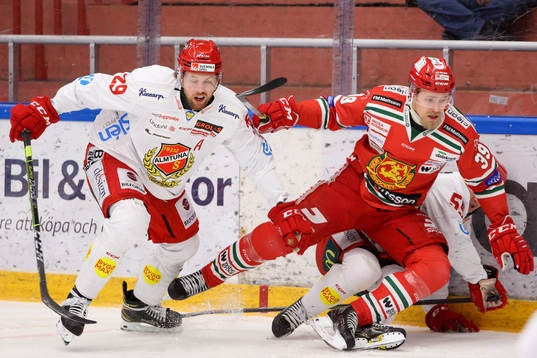 Almtunas Mattias Johansson och Moras Kristoffer Gunnarsson