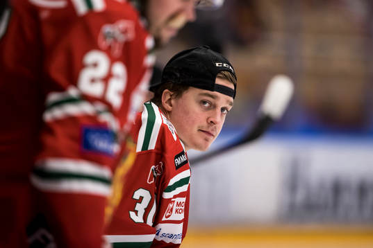 Moras målvakt Lukas Skogsman