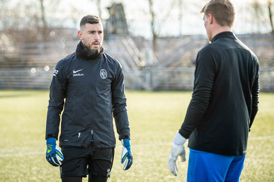 Landskronas målvakt Amr Kaddoura