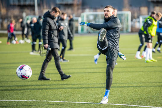 Landskronas målvakt Amr Kaddoura