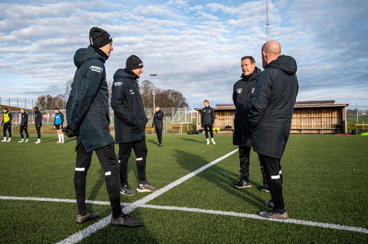Landskronas analytiker Amir Jakirlic, tränare Billy