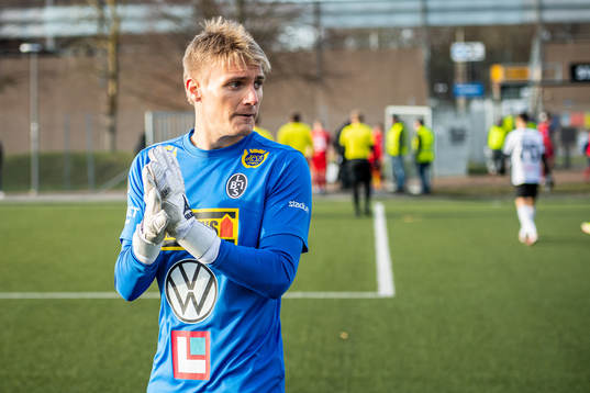 Landskronas målvakt Svante Hildeman