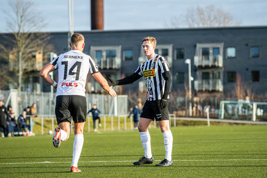 Landskronas Erik Pärsson och Jesper Strid jublar