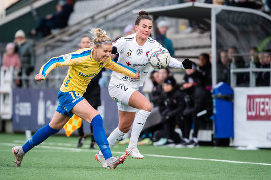 Bröndbys Louise Winter och Rosengårds Katrine Veje