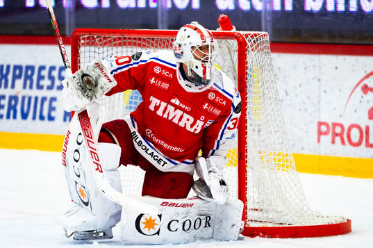 Timrås målvakt Jacob Johansson