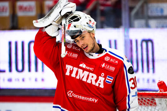 Timrås målvakt Jacob Johansson