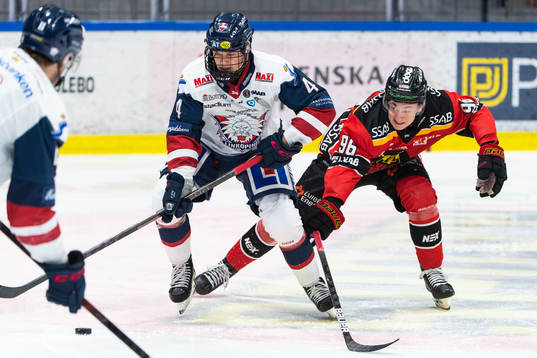 Linköpings Mattias Hävelid och Luleås Pontus Andreasson