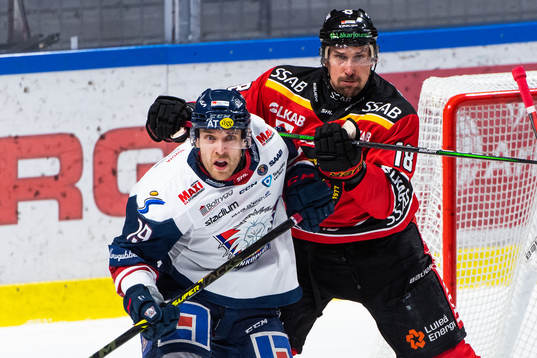Linköpings Patrick Russell och Luleås Sami Lepistö