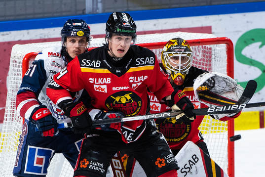 Linköpings Markus Ljungh och Luleås Jonas Berglund och