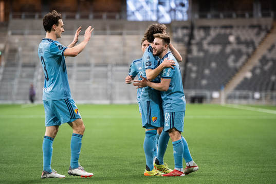 Djurgårdens Hjalmar Ekdal, Leo Cornic och Albion Ademi