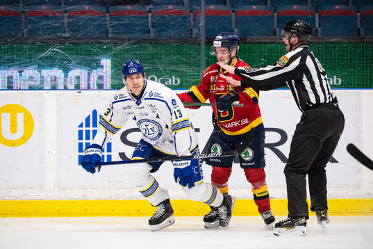 Leksands Jon Knuts och Djurgårdens Emil Berglund