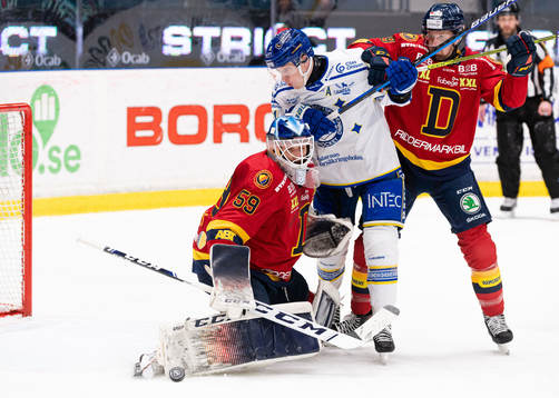 Leksands Martin Karlsson oroar framför Djurgårdens
