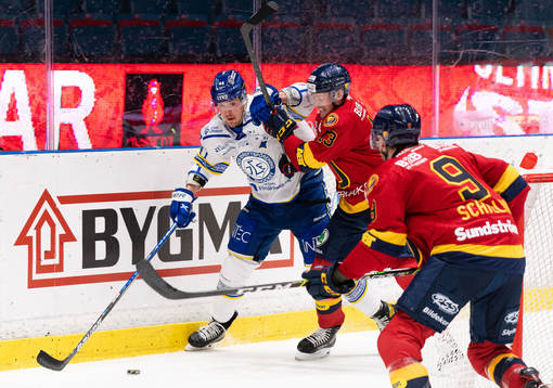 Leksands Carter Ashton och Djurgårdens Rasmus Bengtsson