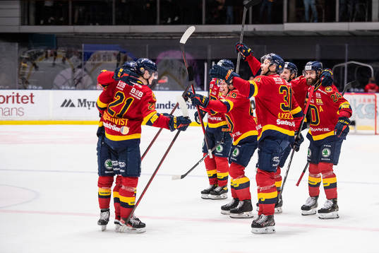 Djurgårdens Filip Cederqvist jublar