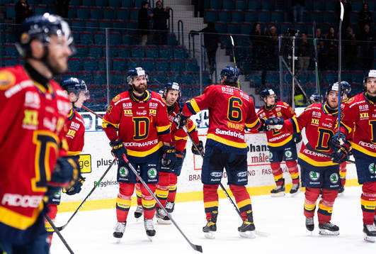 Djurgårdens spelare jublar