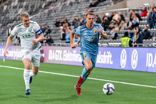 Västerås Simon Johansson och Djurgårdens Elias Andersson