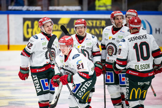 Frölundas Karl Henriksson jublar