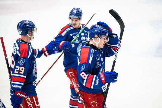 Kim Rosdahl och Fredrik Olofsson jublar