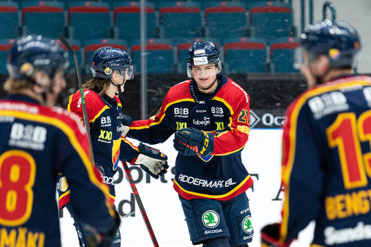 Djurgårdens Filip Cederqvist jublar