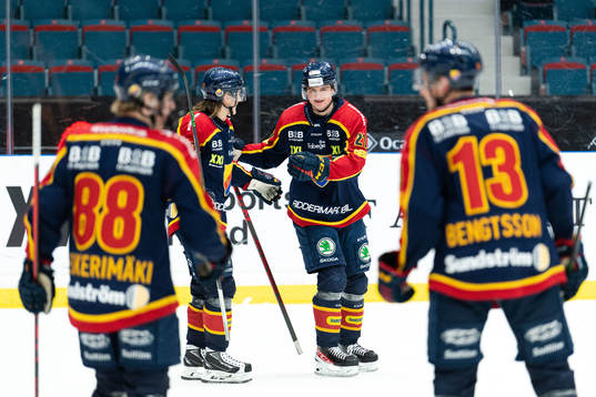 Djurgårdens Filip Cederqvist jublar