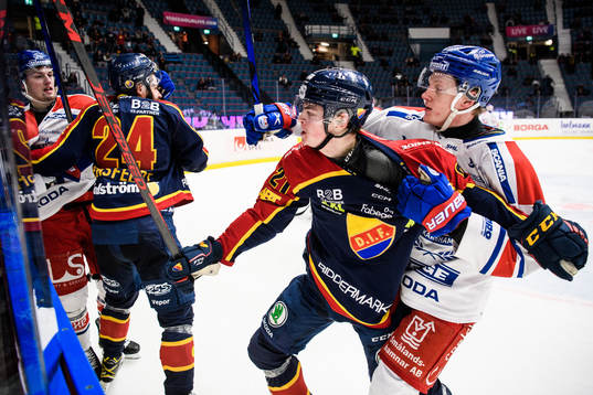 Djurgårdens Filip Cederqvist och Oskarshamns Fredrik
