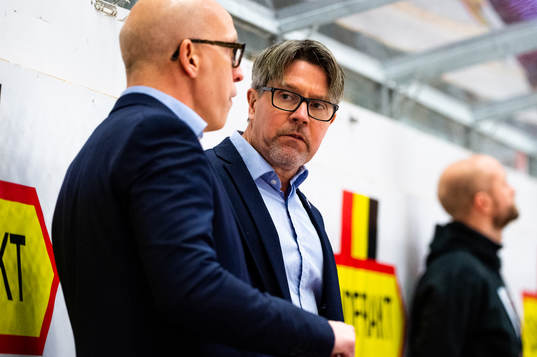Timrås tränare Anders Karlsson och Fredrik Andersson