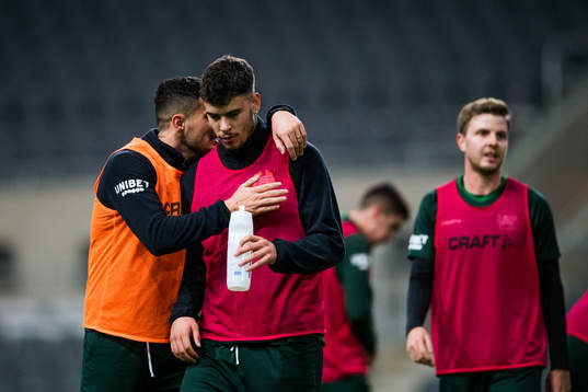 Hammarbys Edvin Kurtulus och Astrit Selmani