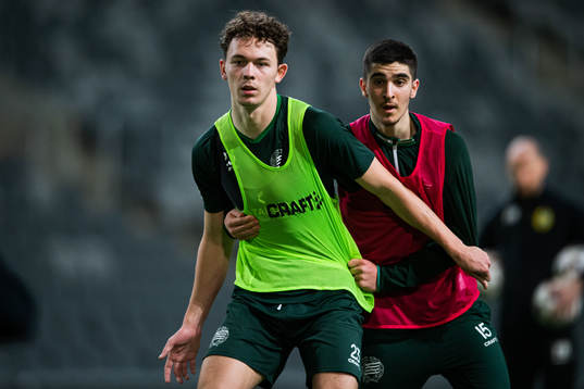 Hammarbys Kalle Björklund och Mayckel Lahdo