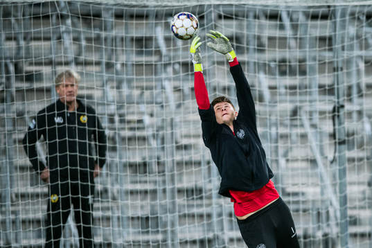 Hammarbys målvakt Sebastian Selin